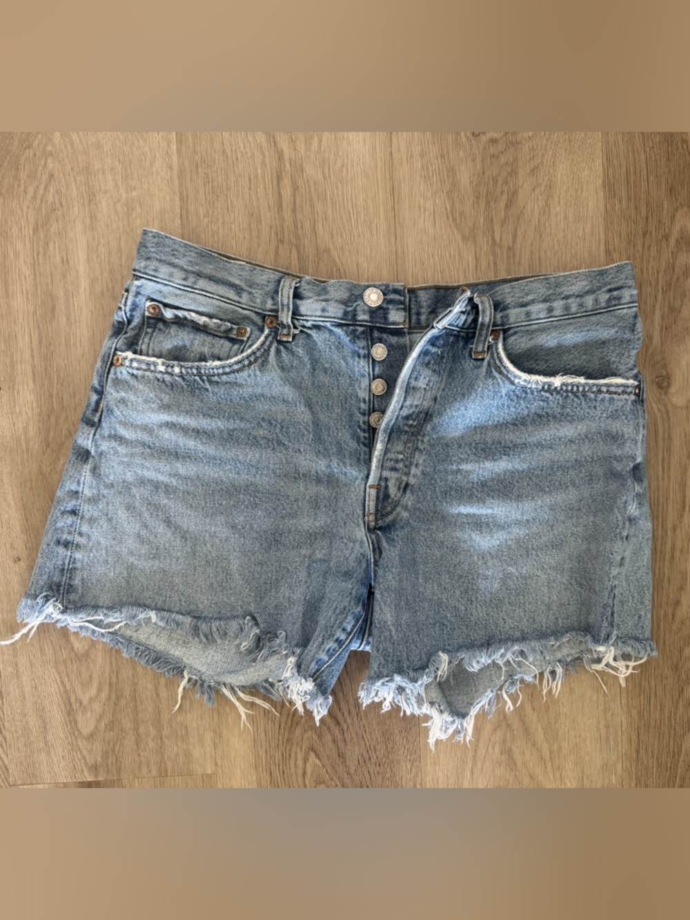 agolde parker long shorts